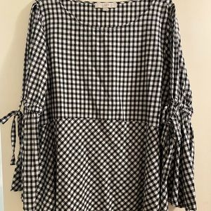 Gingham loft top